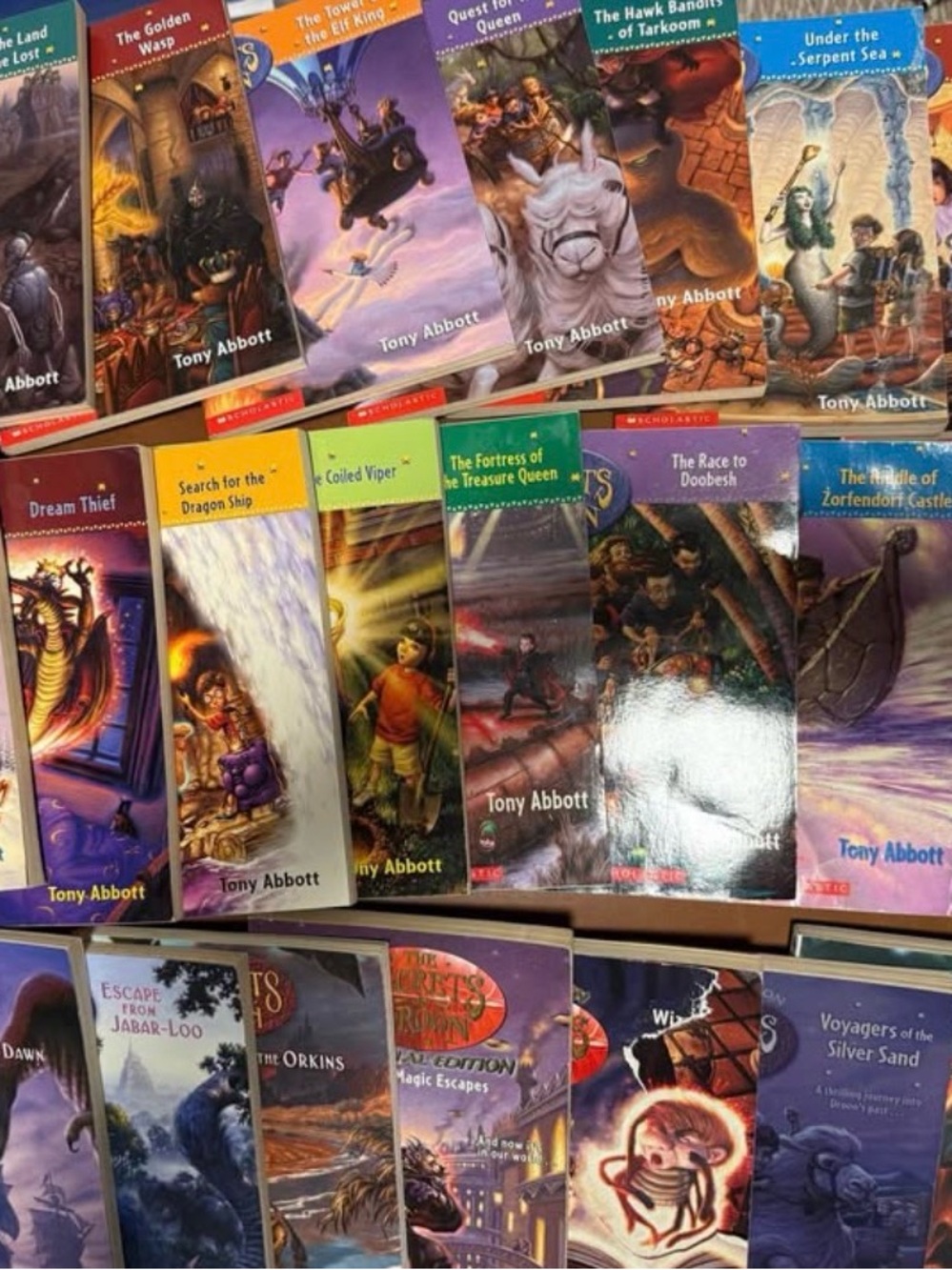Secrets of Droon Book Lot 29 Books Tony Abbott Chapter Series Complete-ish